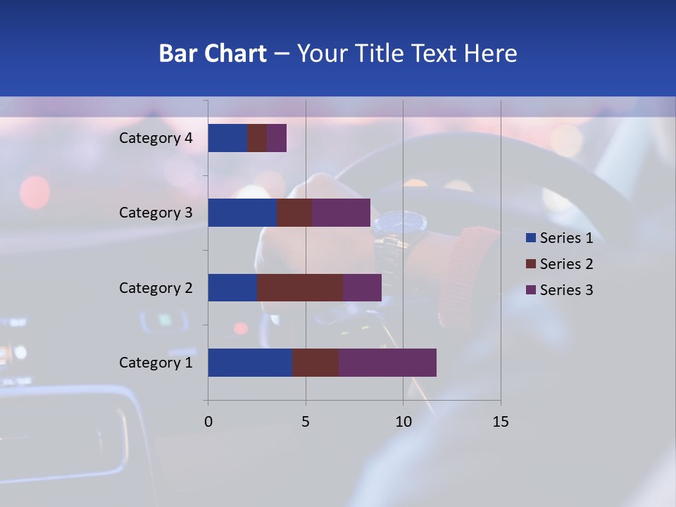 Male Dark Driver PowerPoint Template