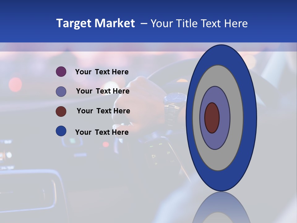 Male Dark Driver PowerPoint Template