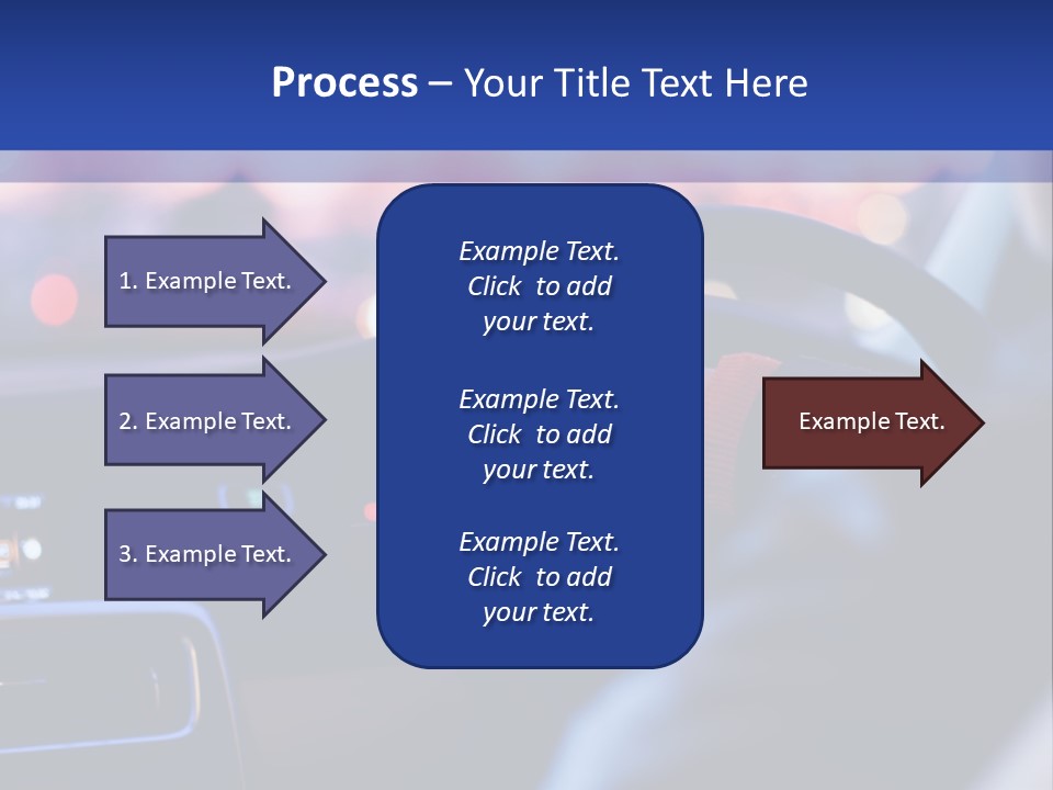 Male Dark Driver PowerPoint Template