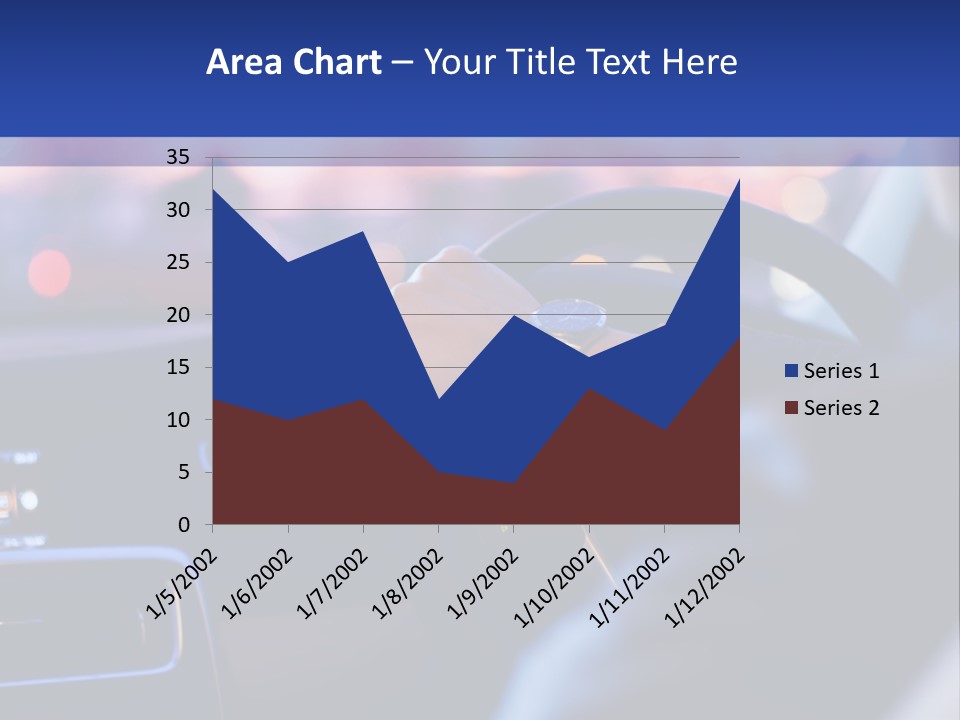 Male Dark Driver PowerPoint Template