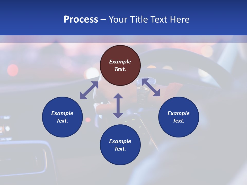 Male Dark Driver PowerPoint Template
