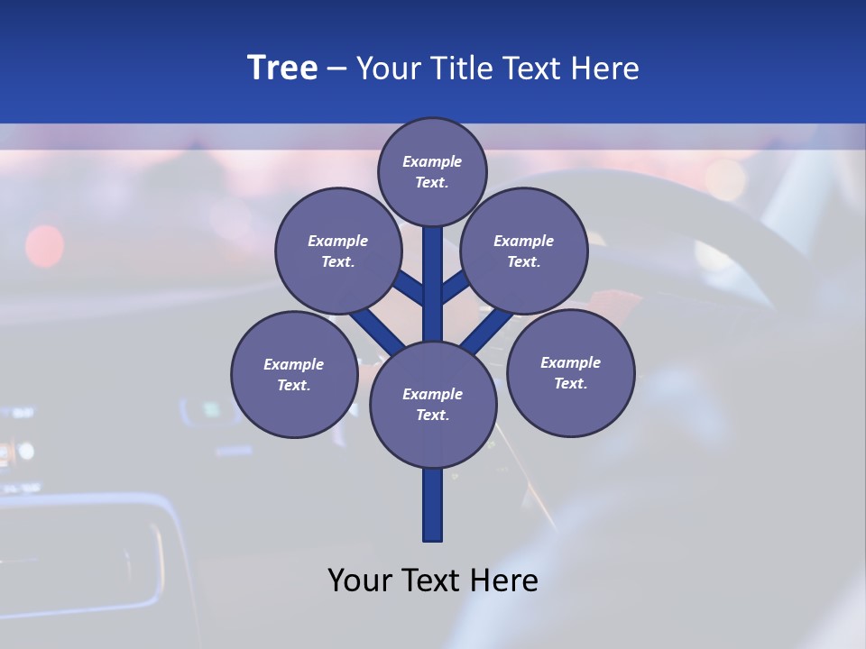 Male Dark Driver PowerPoint Template