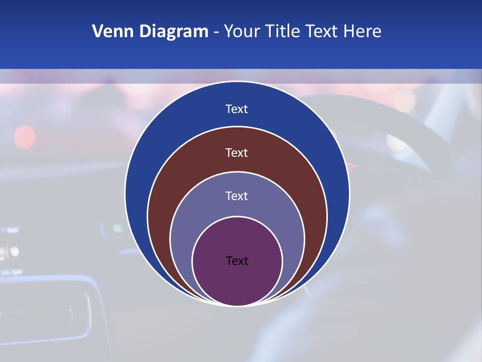 Male Dark Driver PowerPoint Template