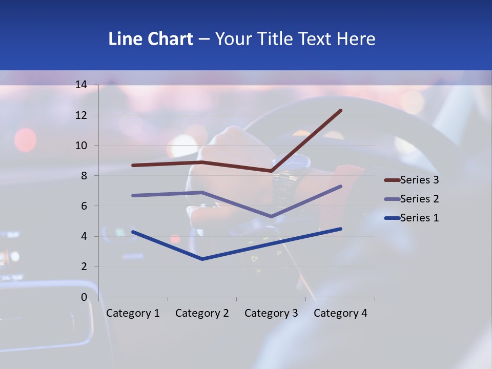 Male Dark Driver PowerPoint Template