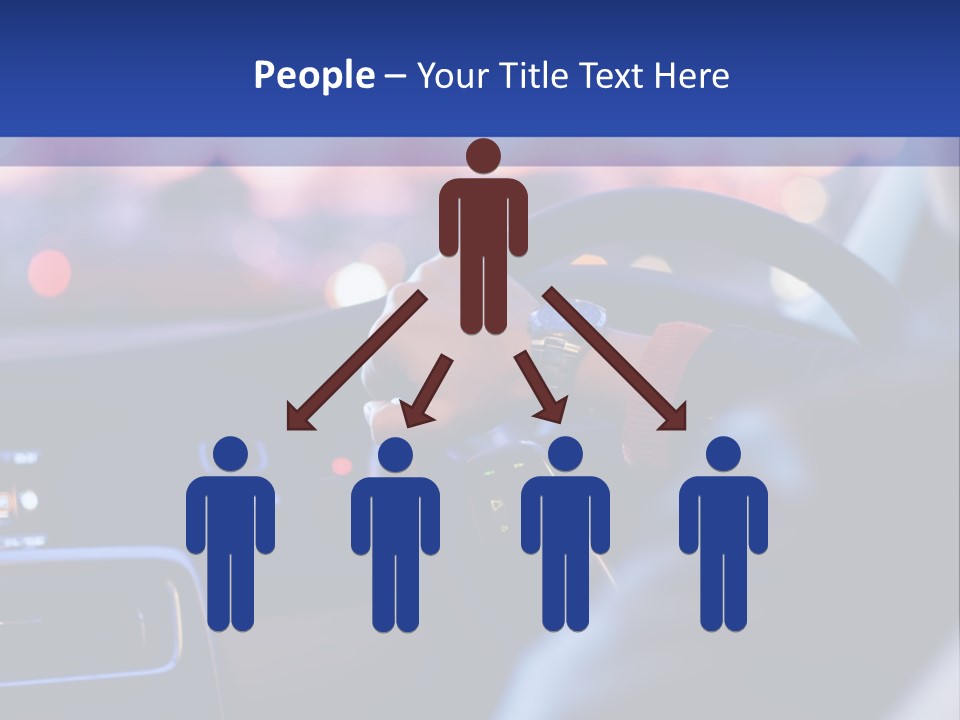 Male Dark Driver PowerPoint Template