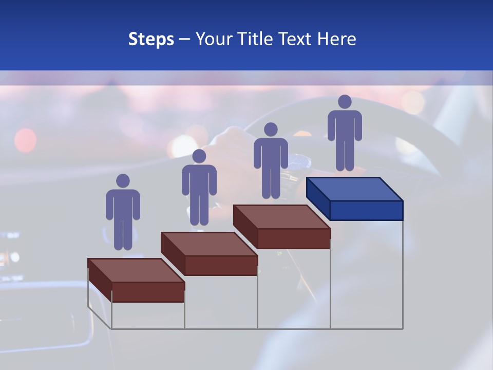 Male Dark Driver PowerPoint Template