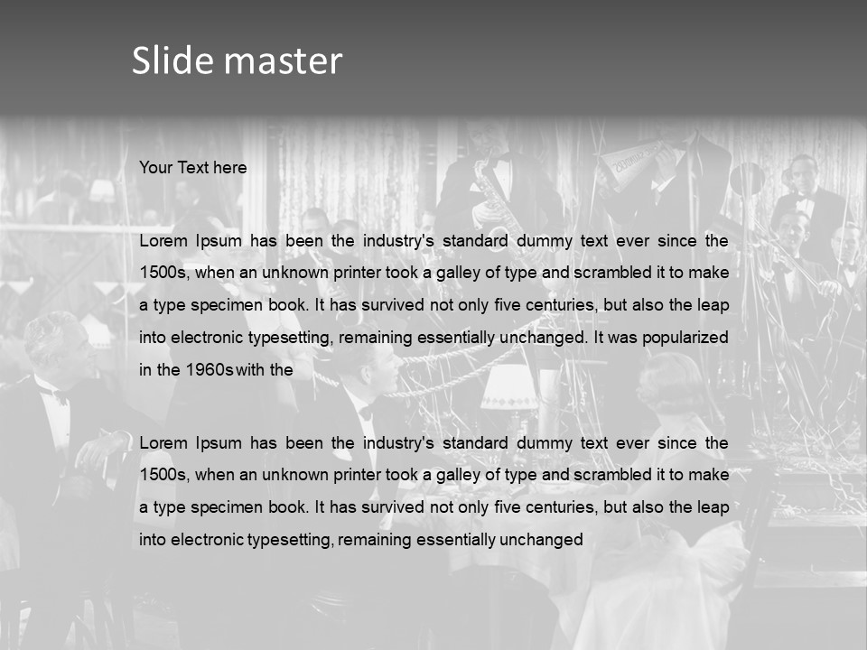 Decorated Watch Musical PowerPoint Template