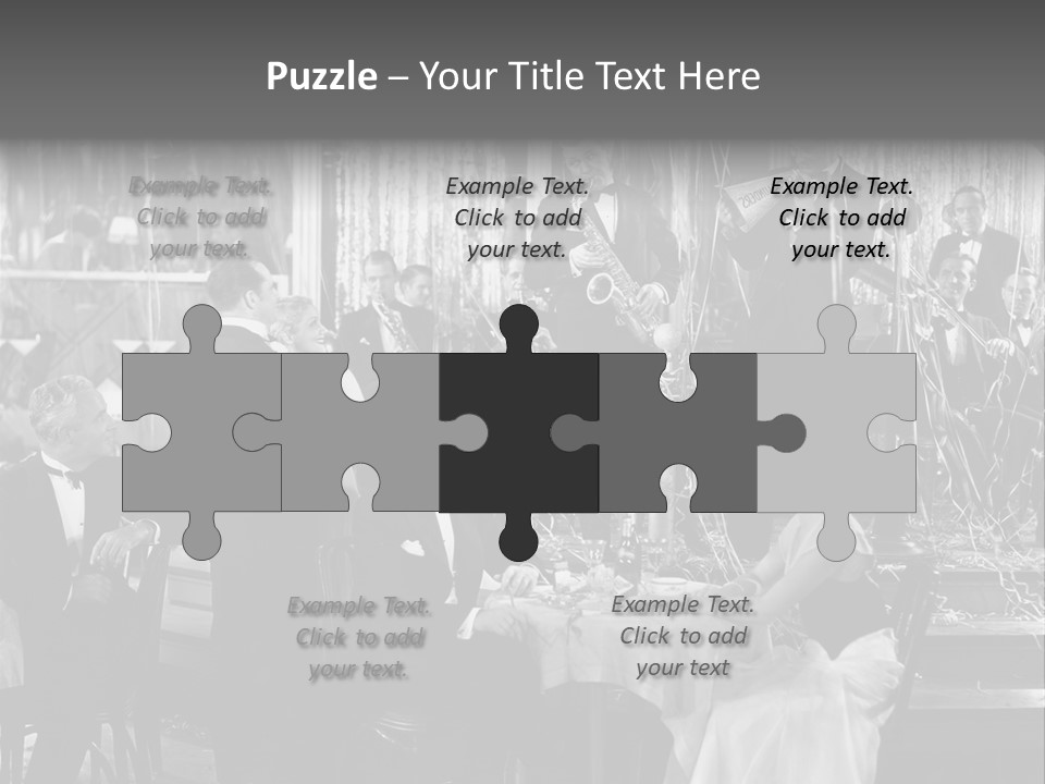 Decorated Watch Musical PowerPoint Template