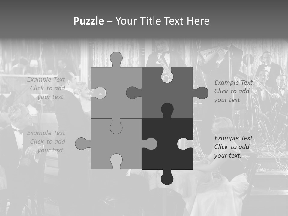 Decorated Watch Musical PowerPoint Template