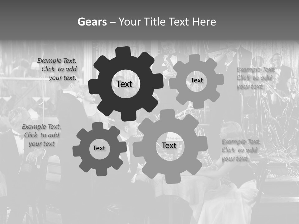 Decorated Watch Musical PowerPoint Template