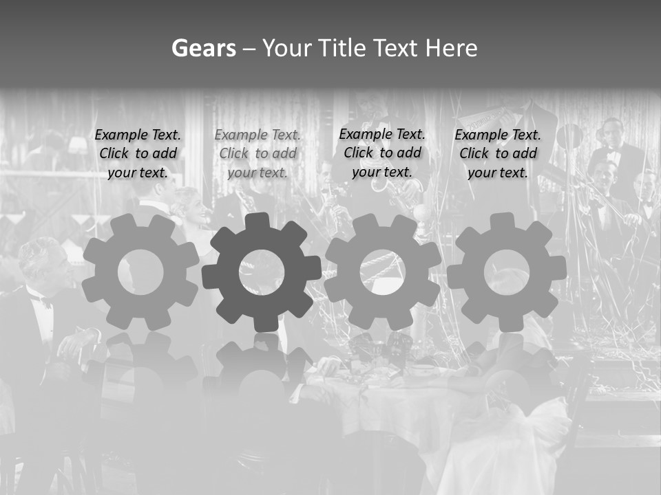 Decorated Watch Musical PowerPoint Template