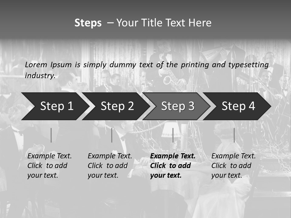 Decorated Watch Musical PowerPoint Template