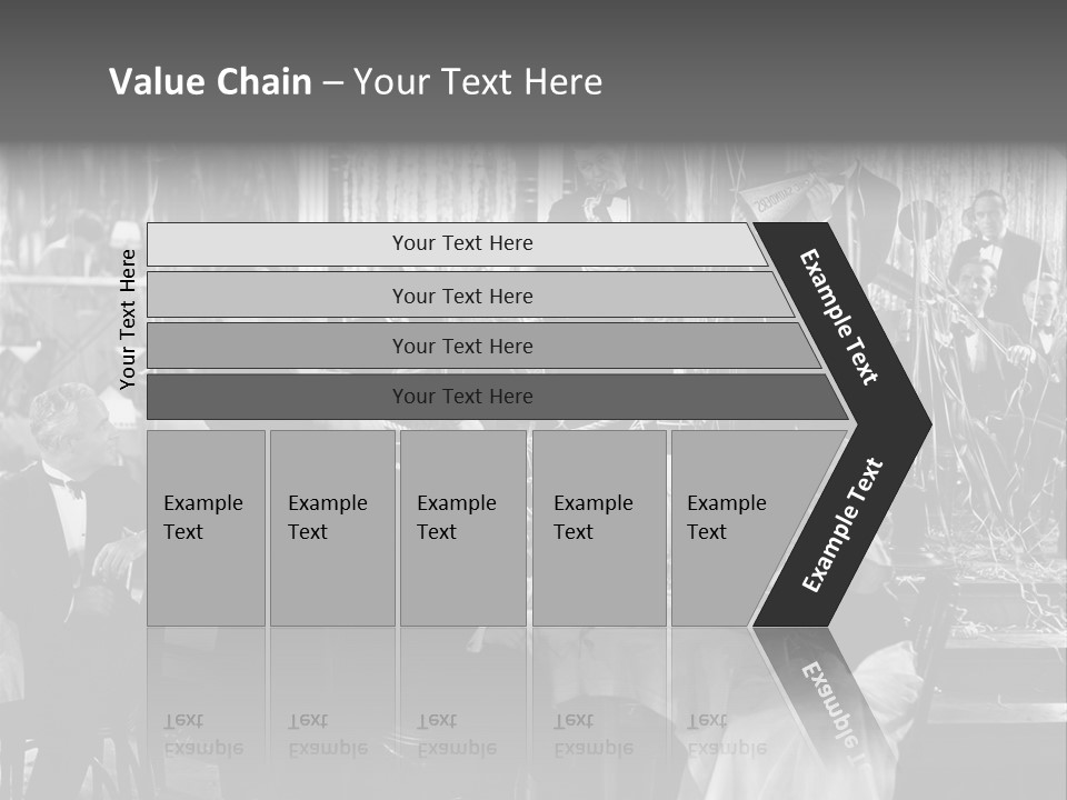 Decorated Watch Musical PowerPoint Template