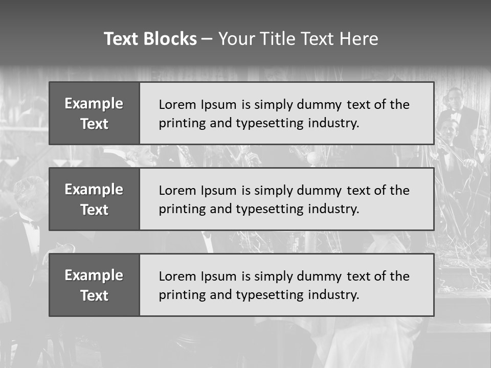 Decorated Watch Musical PowerPoint Template