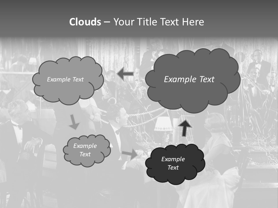 Decorated Watch Musical PowerPoint Template