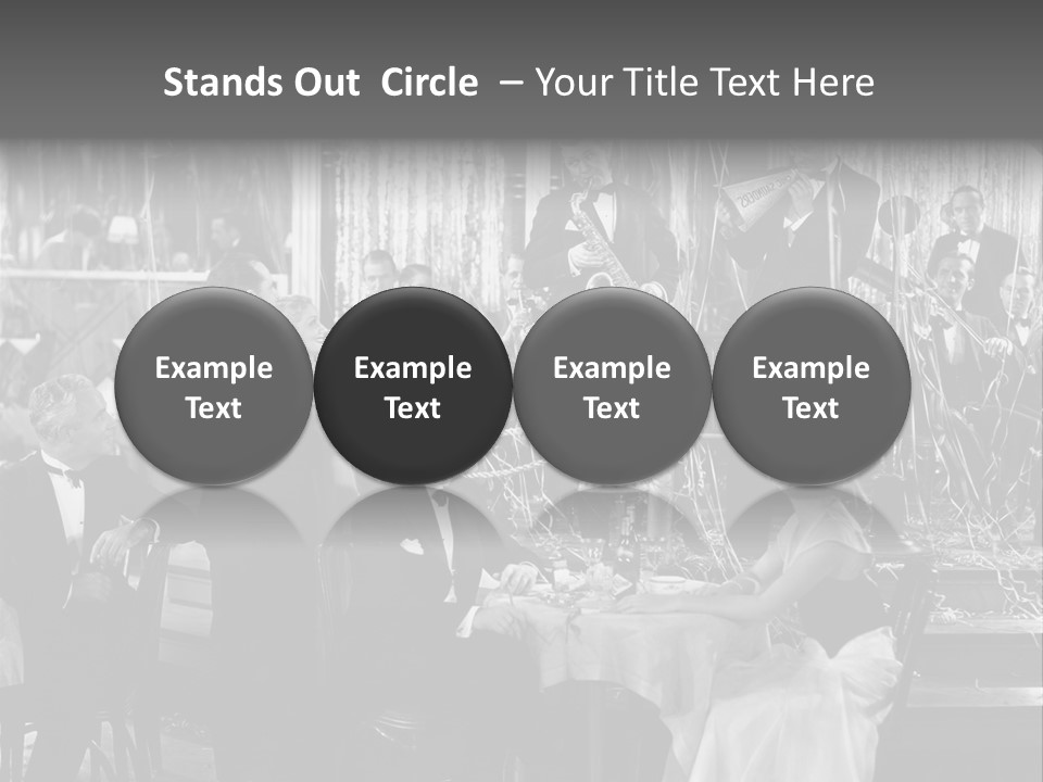 Decorated Watch Musical PowerPoint Template