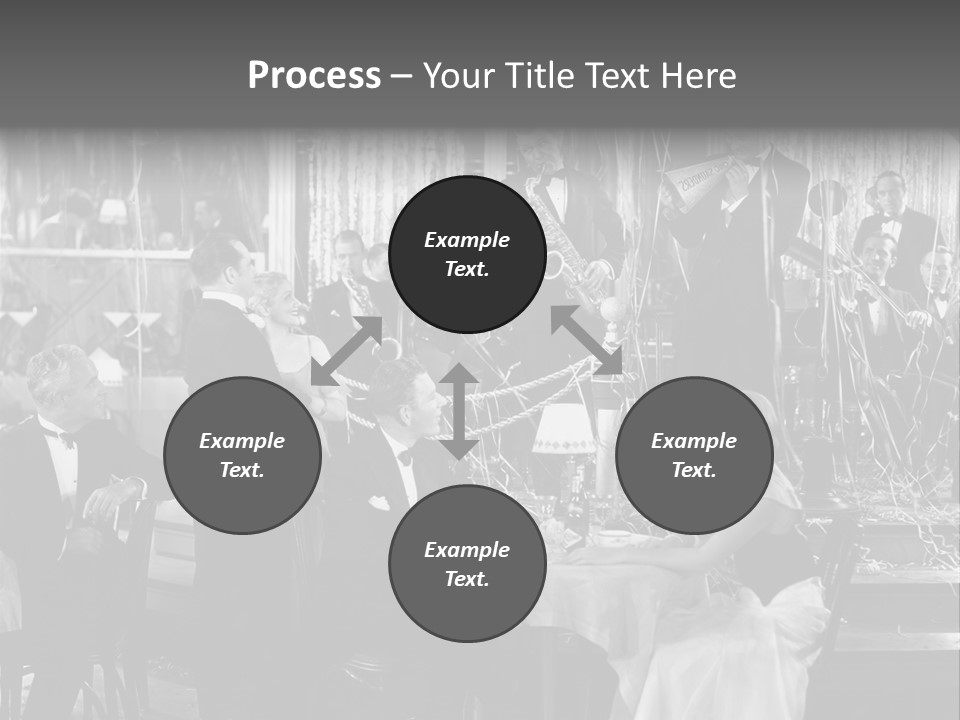 Decorated Watch Musical PowerPoint Template