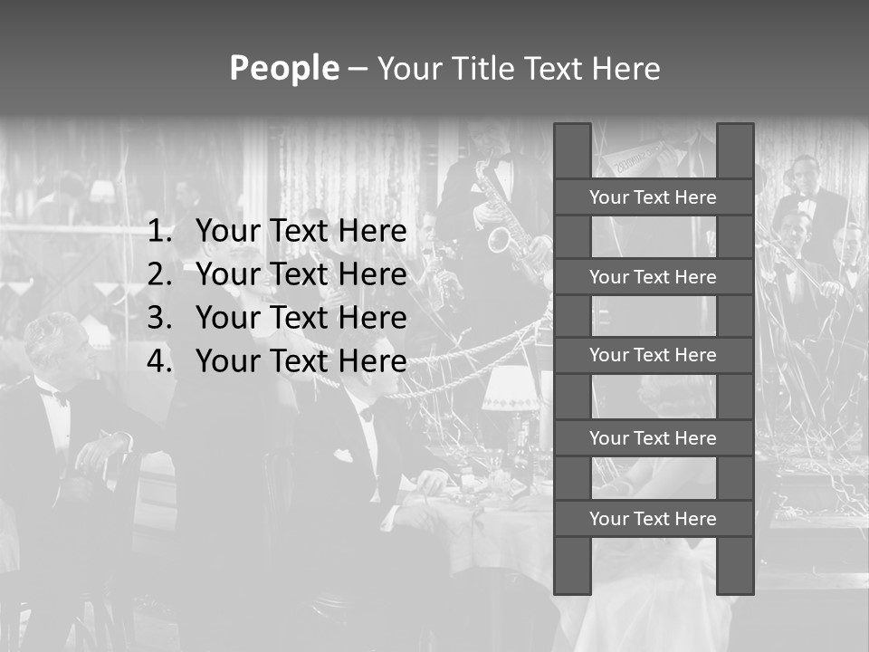 Decorated Watch Musical PowerPoint Template
