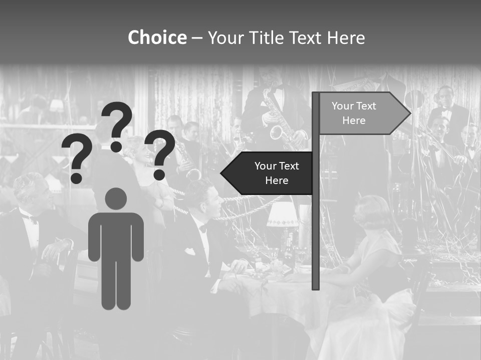 Decorated Watch Musical PowerPoint Template