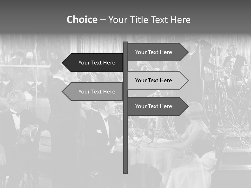 Decorated Watch Musical PowerPoint Template