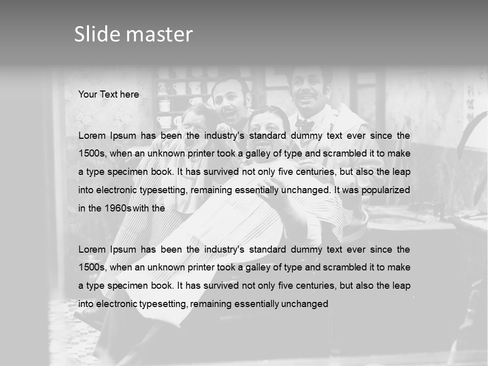 People Music Singer PowerPoint Template