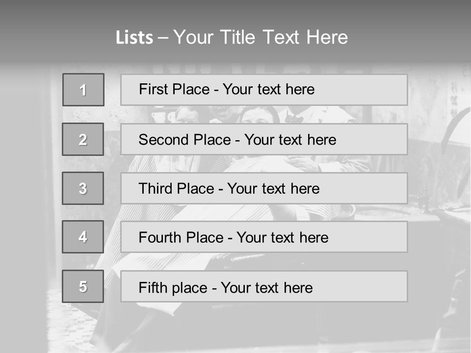 People Music Singer PowerPoint Template