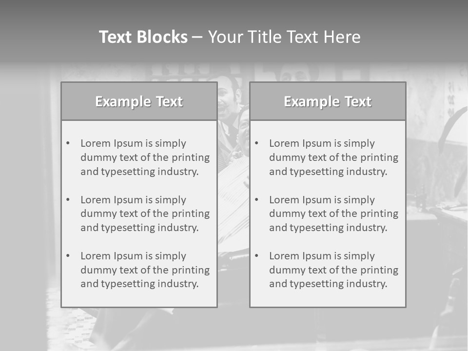 People Music Singer PowerPoint Template