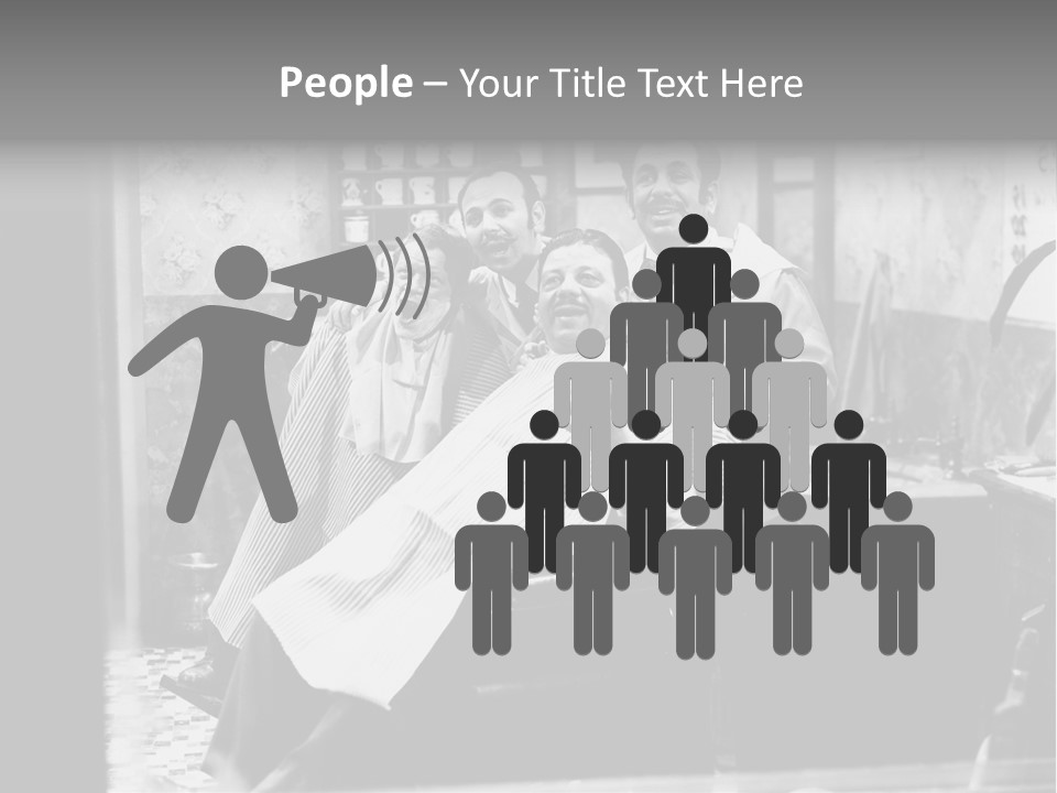 People Music Singer PowerPoint Template