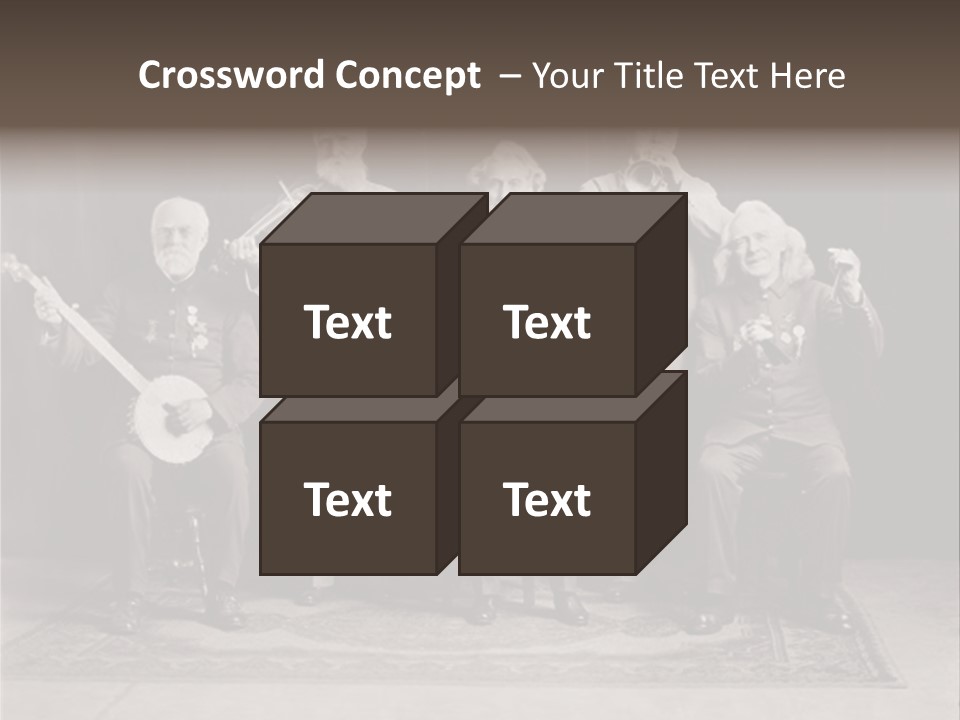 Teamwork Group Smile PowerPoint Template