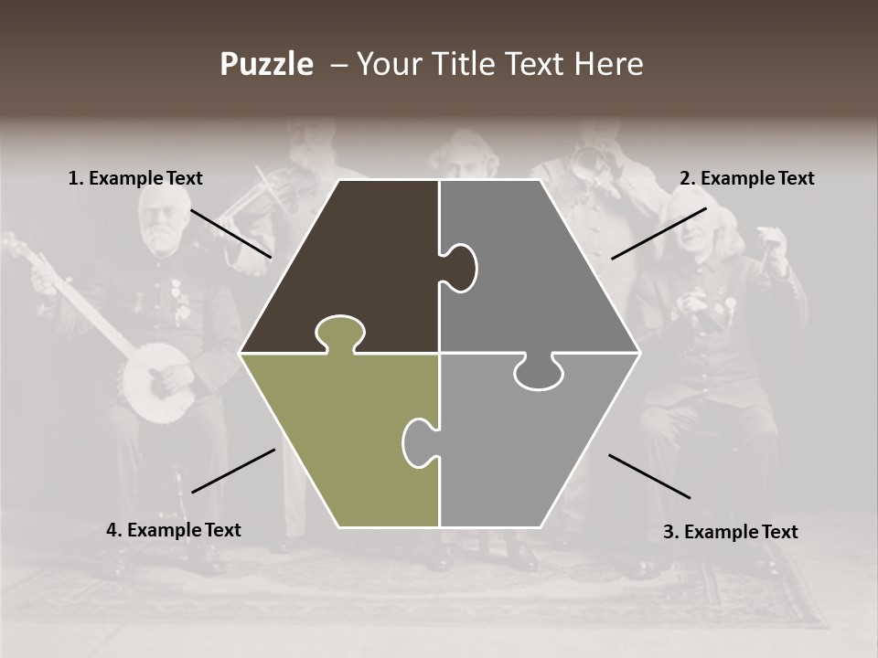 Teamwork Group Smile PowerPoint Template