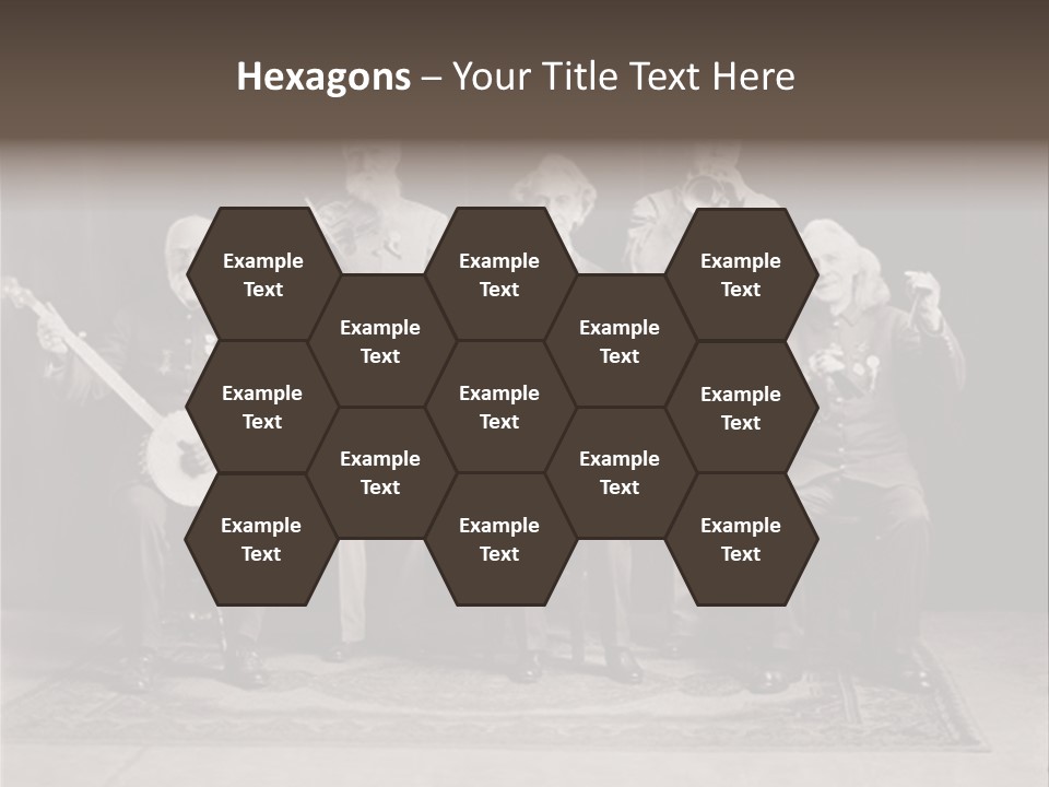 Teamwork Group Smile PowerPoint Template