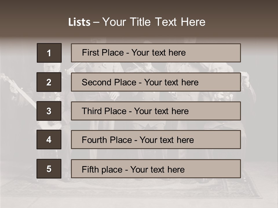 Teamwork Group Smile PowerPoint Template