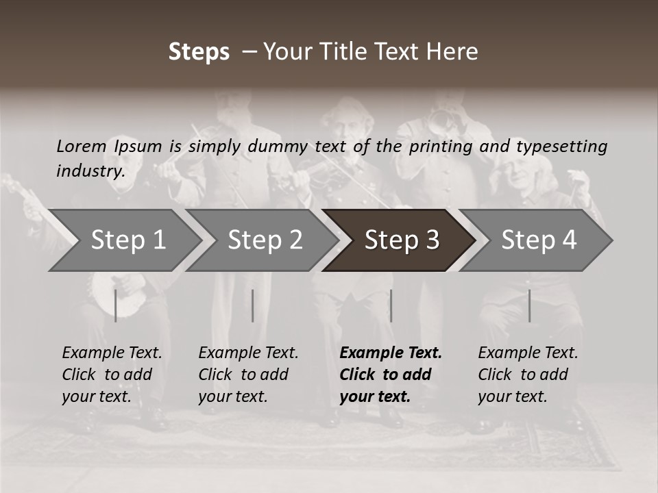 Teamwork Group Smile PowerPoint Template