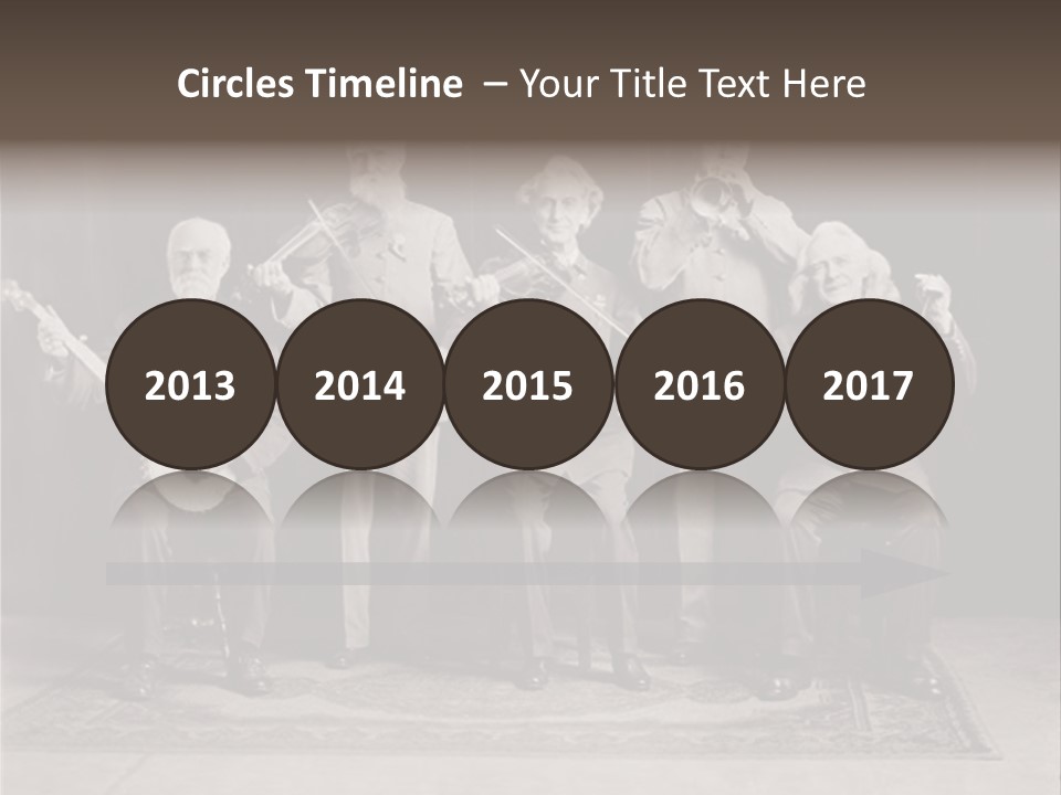 Teamwork Group Smile PowerPoint Template