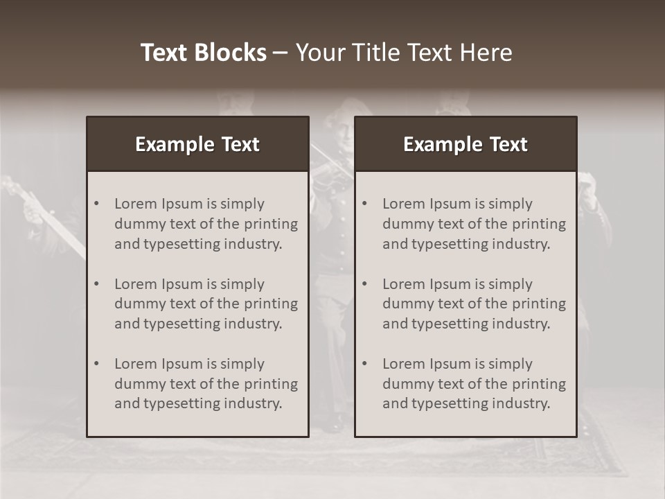 Teamwork Group Smile PowerPoint Template