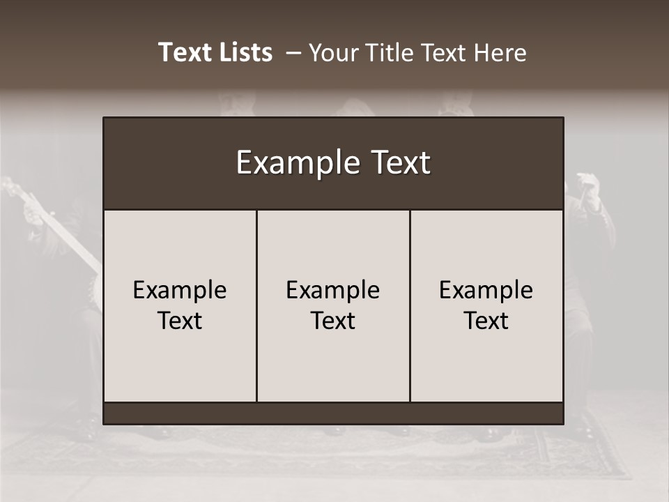 Teamwork Group Smile PowerPoint Template