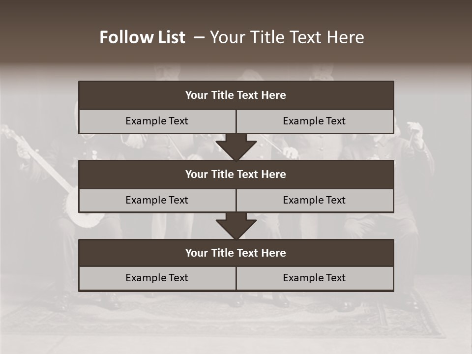 Teamwork Group Smile PowerPoint Template