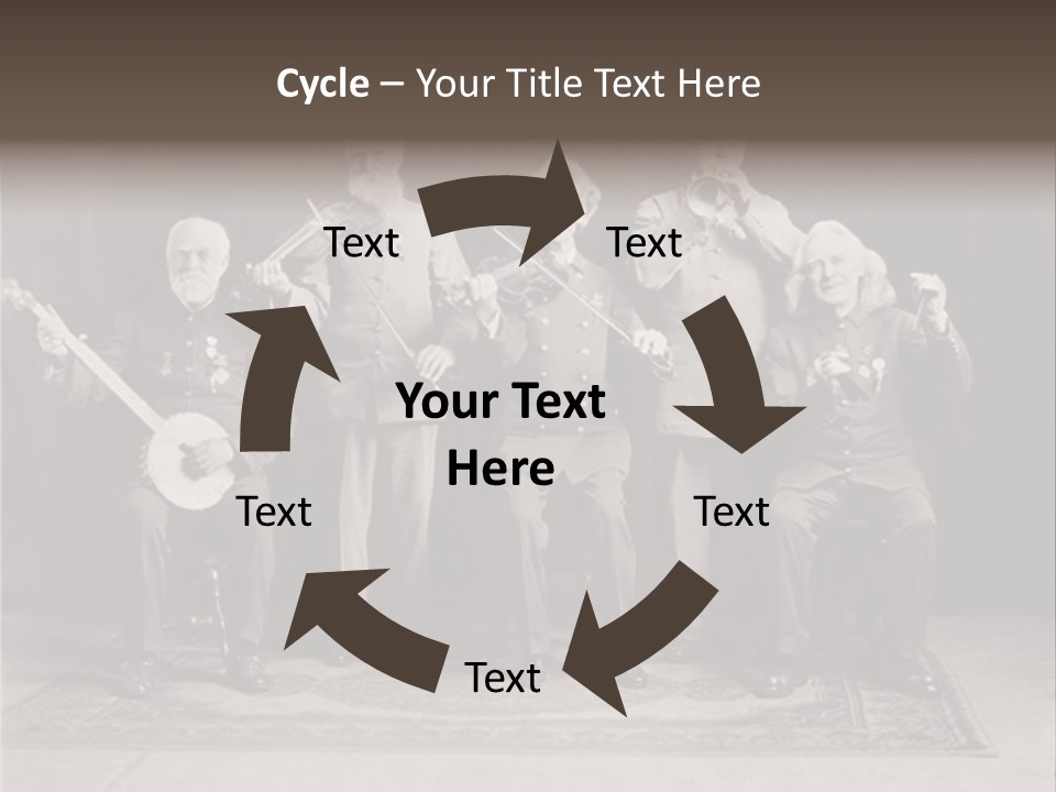Teamwork Group Smile PowerPoint Template
