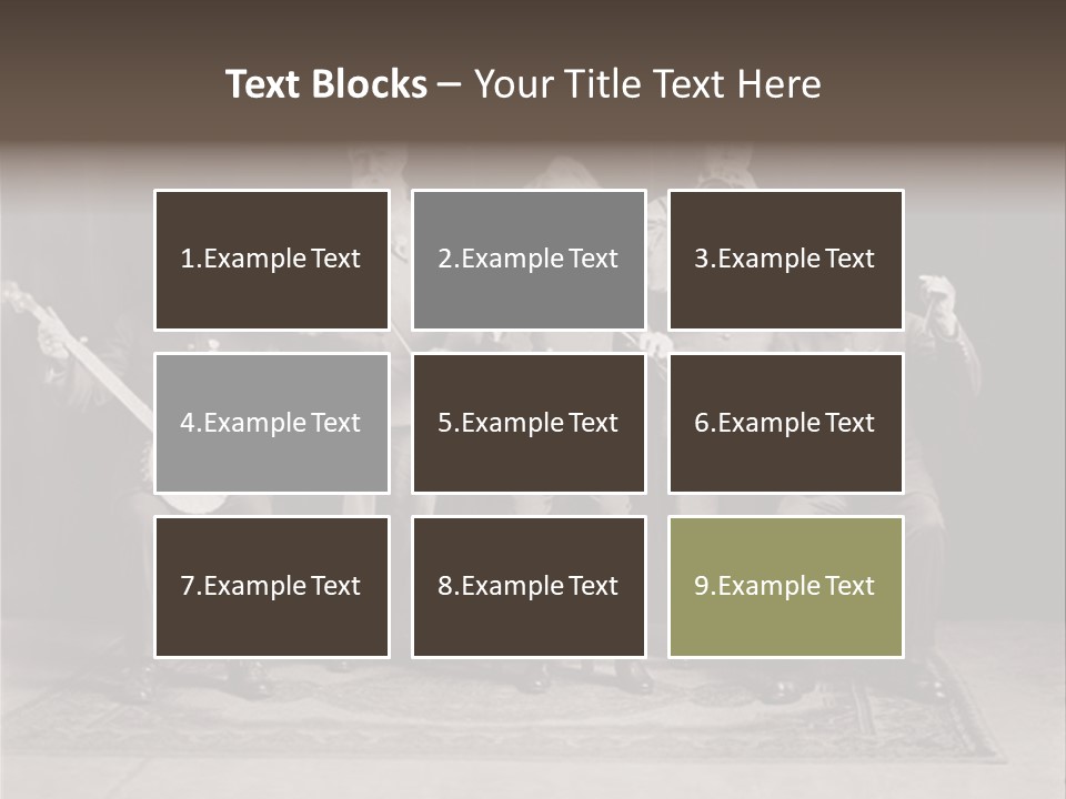 Teamwork Group Smile PowerPoint Template