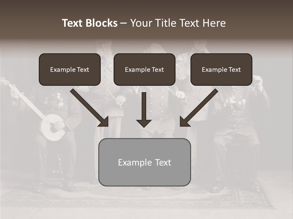 Teamwork Group Smile PowerPoint Template