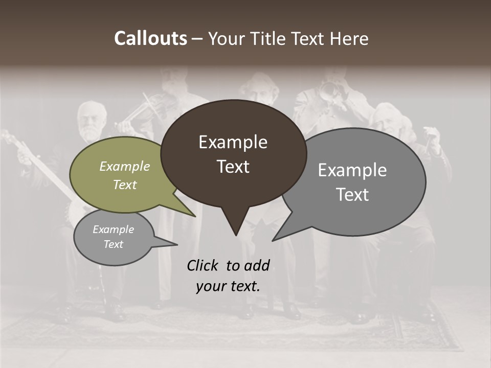 Teamwork Group Smile PowerPoint Template