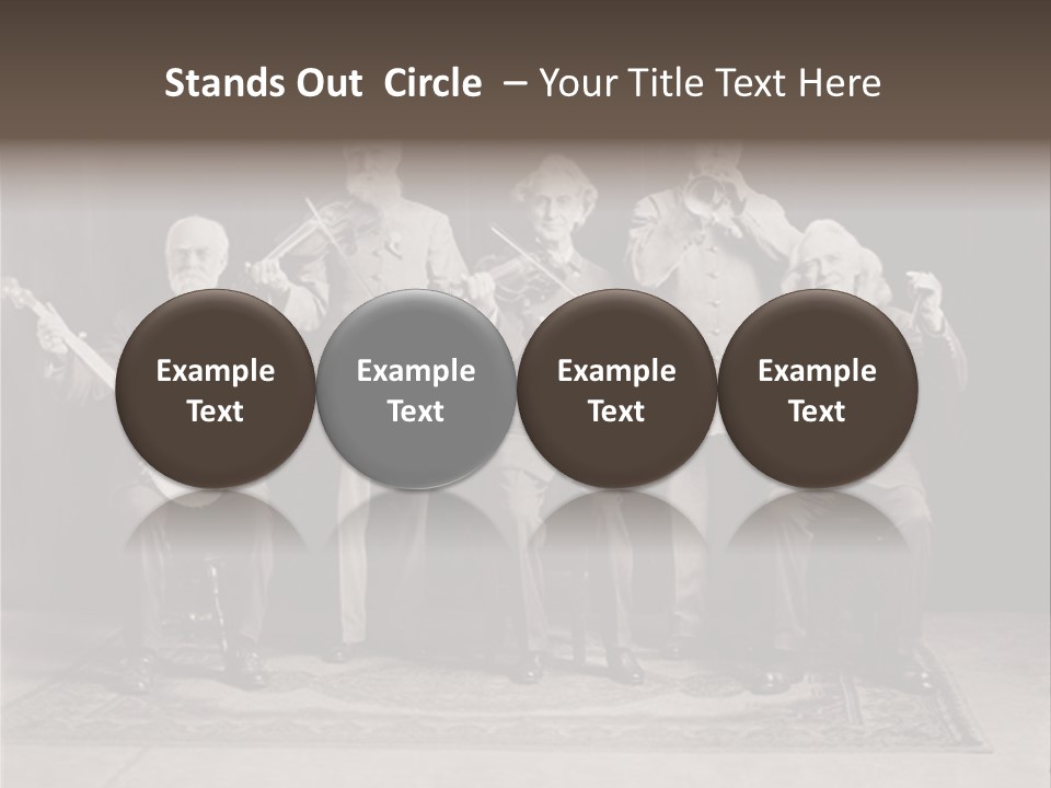 Teamwork Group Smile PowerPoint Template