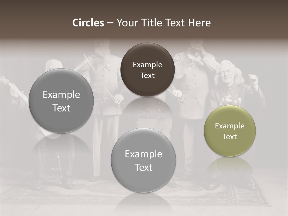 Teamwork Group Smile PowerPoint Template