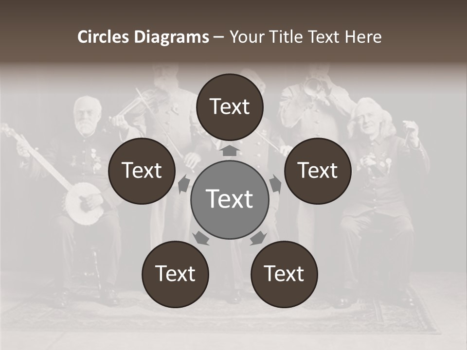 Teamwork Group Smile PowerPoint Template