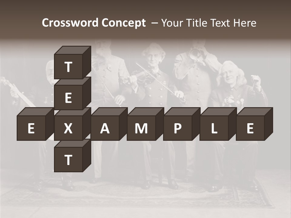 Teamwork Group Smile PowerPoint Template