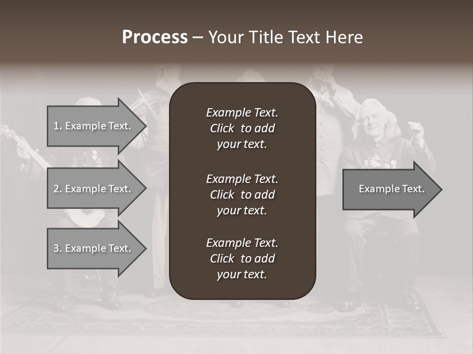 Teamwork Group Smile PowerPoint Template