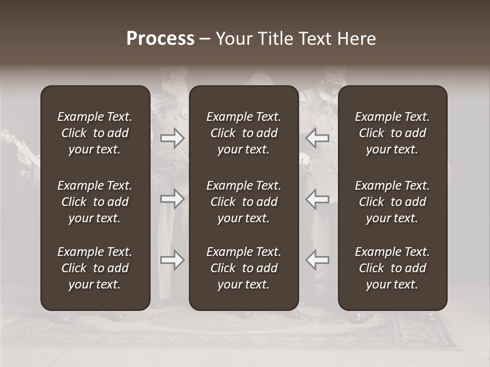Teamwork Group Smile PowerPoint Template