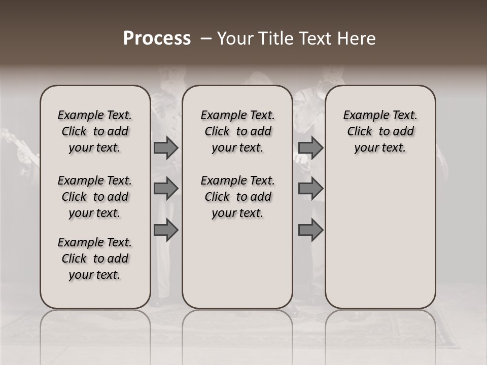 Teamwork Group Smile PowerPoint Template
