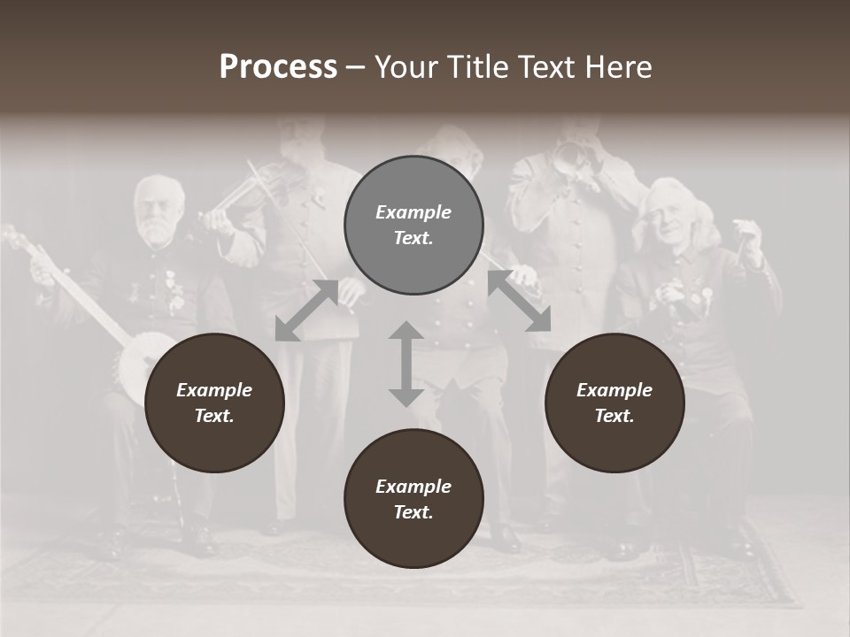 Teamwork Group Smile PowerPoint Template