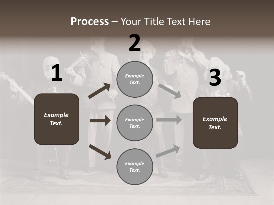 Teamwork Group Smile PowerPoint Template